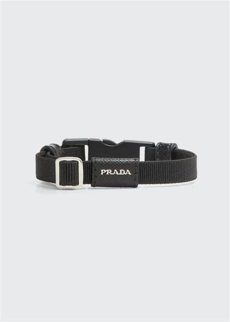 Prada nylon bracelet